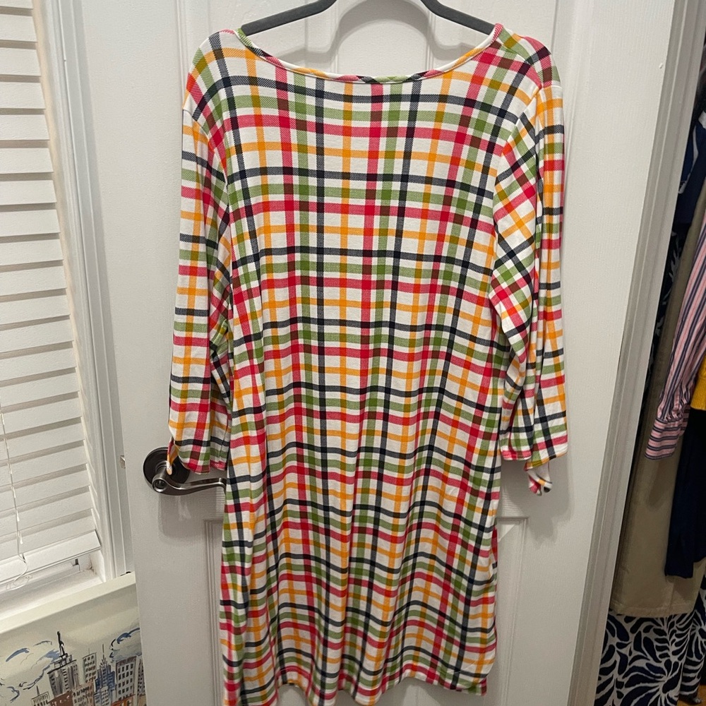 Crown & Ivy Multicolor Plaid dress XXL - Picture 13 of 16